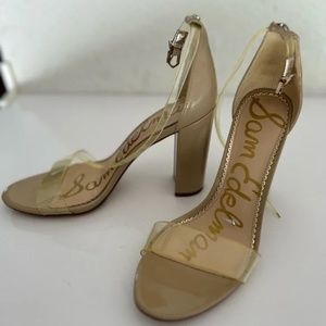 Sam Edelman Women's Block Heel Sandals Tan